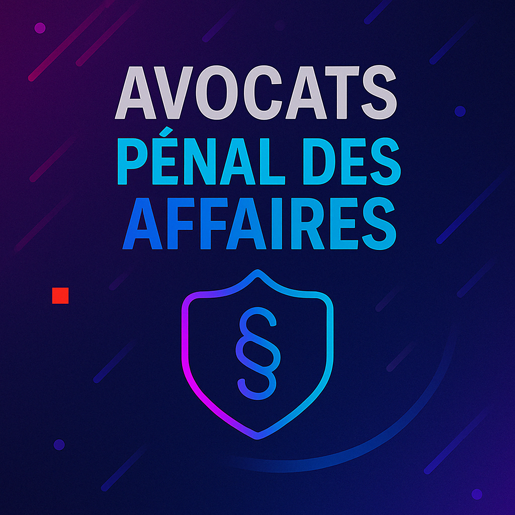 avocat pénal des affaires