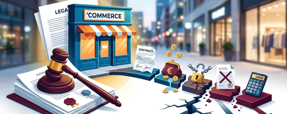 Avocat commerce : 5 erreurs qui coûtent cher aux commerçants : avocat commerce