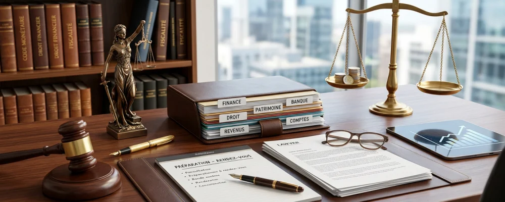 Avocat financier : mode d'emploi pour préparer votre premier rendez-vous : avocat financier