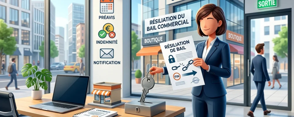 résiliation bail commercial
