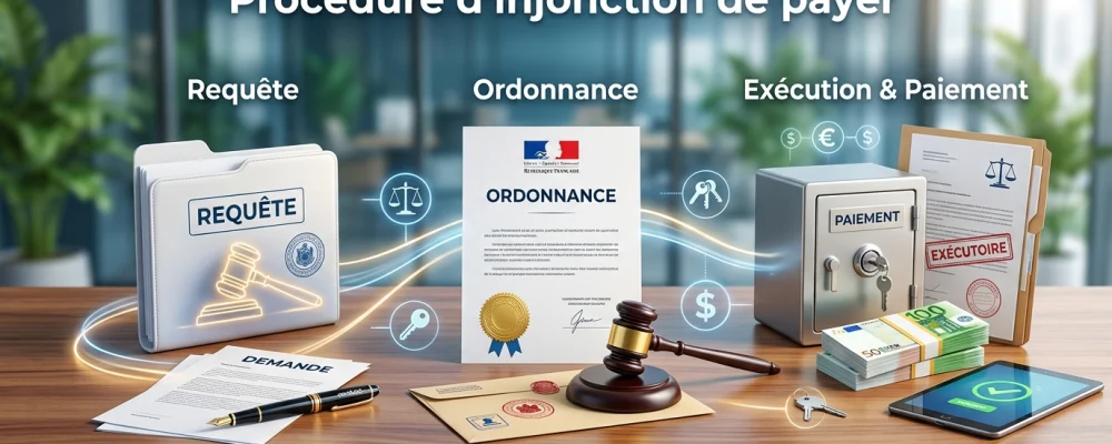 Les étapes clés de la procédure d'injonction de payer, de la requête au paiement et conseils pour Procédure injonction de ...